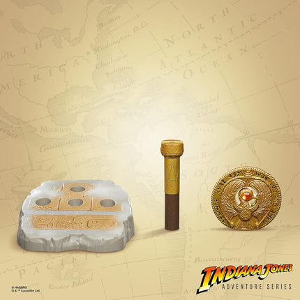 Hasbro Indiana Jones and the Raiders of Lost Ark Adventure Series Staff Ra Headpiece, Light FX, Costume, F8033, Multicolor