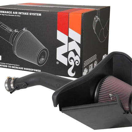 K&N Cold Air Intake Kit: Increase Acceleration & Engine Growl, Guaranteed to Increase Horsepower up to 8HP: Compatible with 2.0L, L4, 2017-2018 FORD Edge, 63-2611
