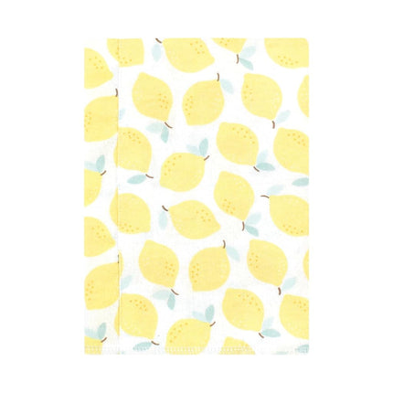 Bavoirs en flanelle de coton unisexe Hudson Baby, motif marguerites citrons, lot de 7, taille unique