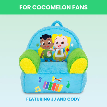 Delta Children - CoComelon Cozee Buddy Kids Chair, Blue