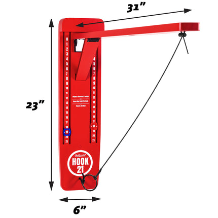 GoSports Gancho 21 Columpio de Pared Plegable para Interiores y Exteriores