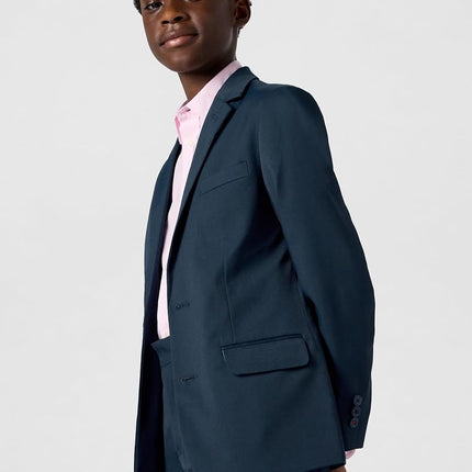 Tommy Hilfiger Boy's Long Sleeve Dress Shirt, Collared Button-Down with Cuff Sleeves, Gingham, Light Pink, 10