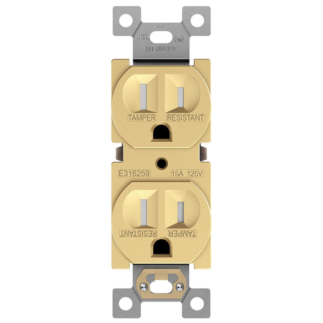 ENERLITES Elite Series Duplex Receptacle, Resident