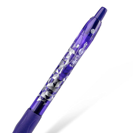 BIC Gel-ocity Quick Dry Special Edition Fashion Gel Pen, Medium Point (0.7mm), Assorted Fashion Colors, 2-Count