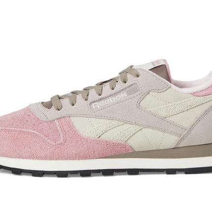 Reebok Unisex-Adult Classic Leather V1 Sneaker, Sand/Hazy Grey/Dusty Rose, 12.5 Women/11 Men