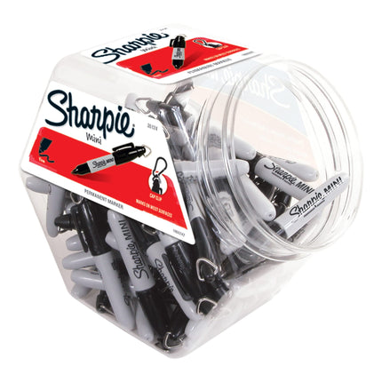 Sharpie Permanent Markers, Fine Point, Black, 72-P