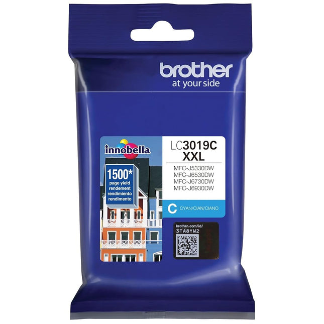 Brother LC3019C Super High Yield Cyan Ink Cartridge