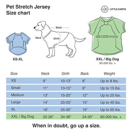 Littlearth New York Jets NFL Stretch Pet Jerseys New York Jets Large