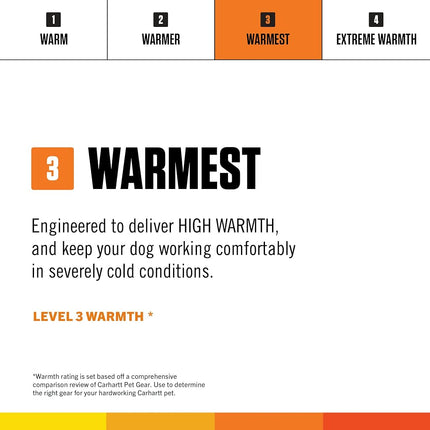 Carhartt Firm Duck Dog Chore Coat, Insulated Weather Resistant Jacket for Cold and Windy Conditions, Carhartt Brown, Medium