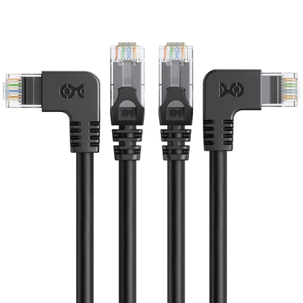 Cable Matters Combo-Pack 90 Degree Cat 6, Cat6 Rig