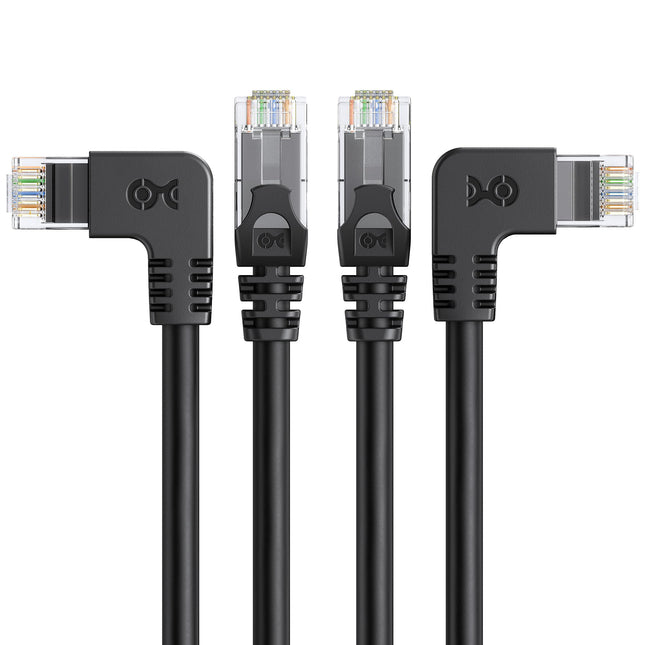 Cable Matters Combo-Pack 90 Degree Cat 6, Cat6 Rig