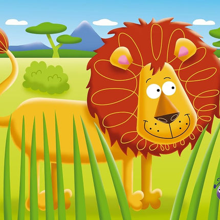 Ravensburger 7301 On Safari My First Puzzle 2 3 4 5pc, Children's Puzzles
