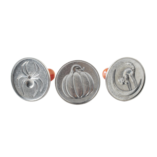 Nordic Ware Halloween Cookie Stamps (Set of 3), St