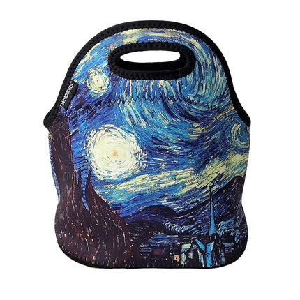 Wrapables A70825c Insulated Neoprene Reusable Lunch Bags, One Size, Starry Night