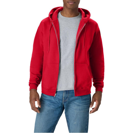 Hanes Men's Opaque Hoodie, Deep red, XL