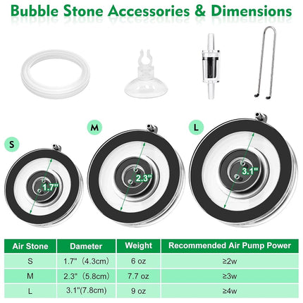 hygger Aquarium Air Stone HG-049 (80mm)