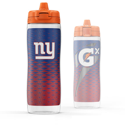 Gatorade Gx NFL Non-Slip Squeeze Bottles, 30 fl oz