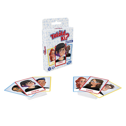 Hasbro Gaming ¿Quién es quién? Juego de cartas para niños de 5 años en adelante, juego de adivinanzas para 2 jugadores