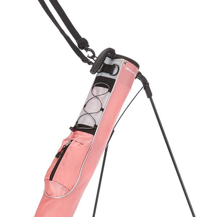 Orlimar Pitch 'n Putt Bolsa de Golf Ligera con Soporte para Mujer, Rosa