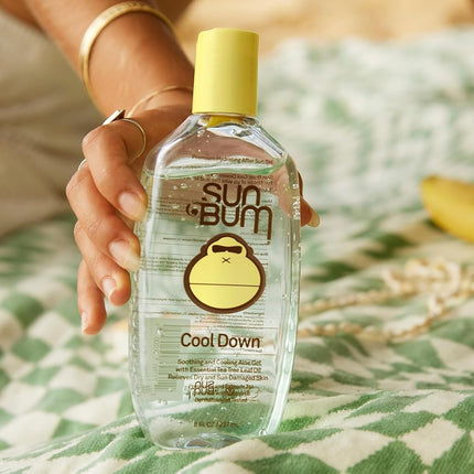 Sun Bum Cool Down Aloe Vera Gel - Vegan After Sun Care with Cocoa Butter - Soothes & Hydrates Sunburn - 237ml