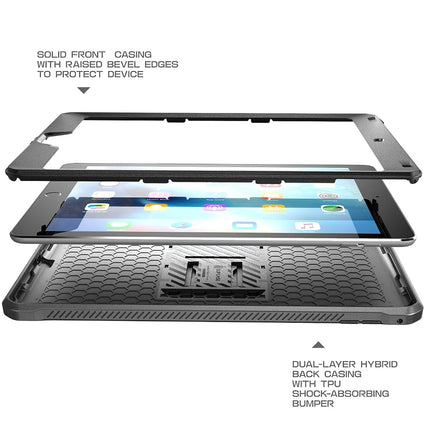 SUPCASE Case Compatible with iPad Pro 9.7 inch 2016, [Unicorn Beetle PRO Series] Full-body Rugged Protective Case with Built-in Screen Protector (Black/Black)