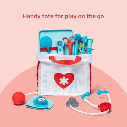 Melissa & Doug Doctor's Kit � Medical Role Play Set for Boys & Girls | With Emergency Bag & Tools | Age 3+