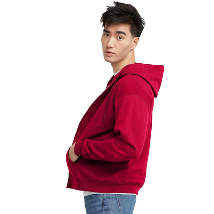 Hanes Men's Opaque Hoodie, Deep red, M