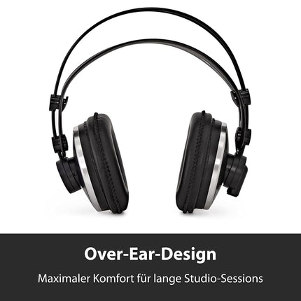 AKG K271MKII Over Ear Closed Back Headphones, Versatile design, High performance build, Exceptional isolation - Black & Blue