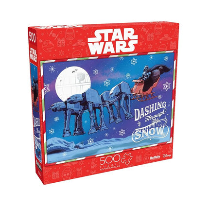 Buffalo Games - Star Wars - Merry Sithmas - 500 Piece Jigsaw Puzzle for Adults Challenging Puzzle Perfect for Game Nights - Finished Puzzle Size is 21.25 x 15.00