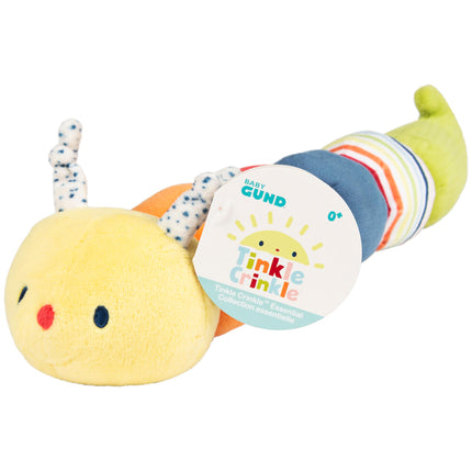 GUND Bebé Tinkle Crinkle Collection Peluche sensorial de oruga, 35.5 cm