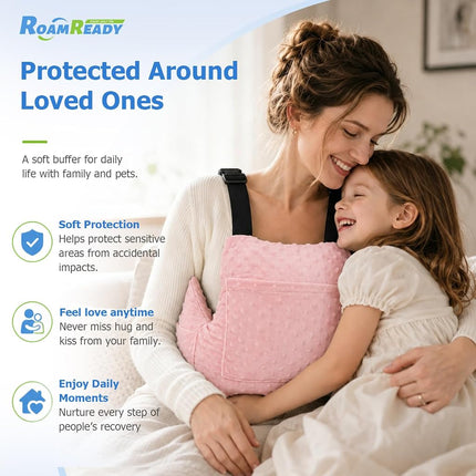 RoamReady Post Mastectomy Pillow After Breast and Heart Surgery Recovery