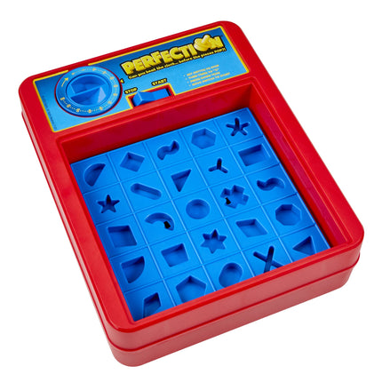 Hasbro Gaming Perfection Juego Plus Modo Duelo para 2 Jugadores Formas y Piezas que Saltan de 5 Años en Adelante (Exclusivo de Amazon)
