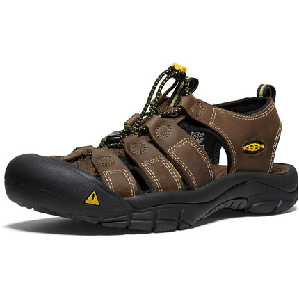 KEEN Men's Newport H2 Sport Sandal, Brown Bison Bi