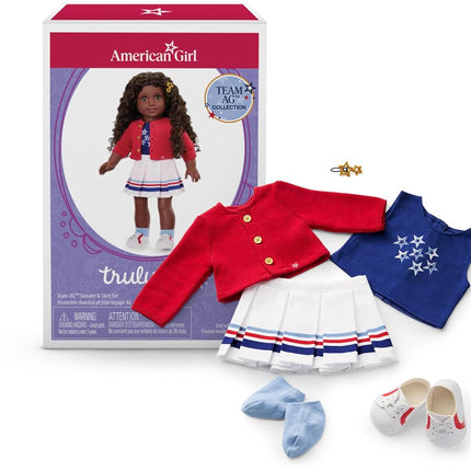 American Girl Team AG Sweater & Skirt Set 18 inch 
