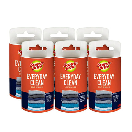 Scotch-Brite Everyday Clean Lint Roller Refills, 6