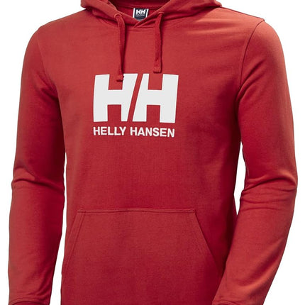 Helly Hansen Men's HH Logo Hoodie, Red, M