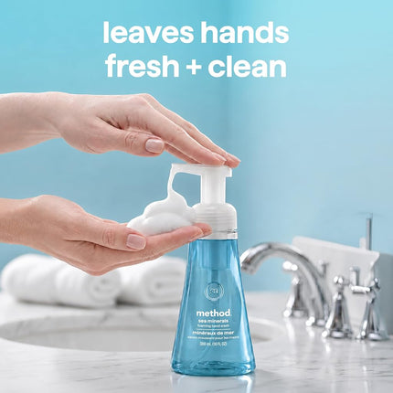 Method Foaming Hand Soap, Sea Minerals, 10 oz, 3 Pack, Packaging May Vary