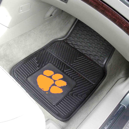 FANMATS NCAA Clemson University Tigers Vinyl Heavy Duty Vinyl Car Mat