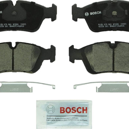 Bosch Automotive BC558 QuietCast Premium Ceramic Disc Brake Pad Set - Compatible with Select BMW 318i, 318is, 318ti, 320i, 323Ci, 323i, 323is, 323ti, 325i, 325is, 328Ci, 328i, 328is, Z3; FRONT