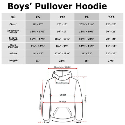 STAR WARS Boys' Hoodies, Black, Large