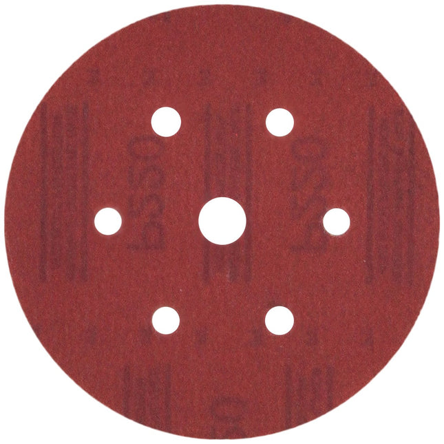 Disco abrasivo sin polvo 3M Hookit Red 01142, 6", grano P220