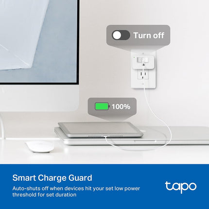 TP-Link 𝗧𝗮𝗽𝗼 Smart Plug Wi-Fi Mini, Energy Monitoring, Compatible with Alexa & Google Home & Samsung SmartThings, Timer, 15A/1800W Max, ETL Certified, 2.4G Wi-Fi Only, Tapo P115(2-Pack)