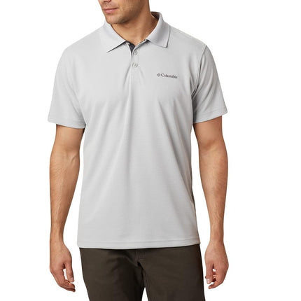 Columbia Men's Utilizer Polo Shirt, Cool Grey, Lar