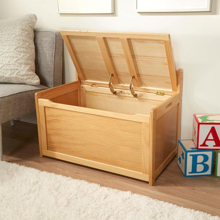 Melissa & Doug Wooden Toy Chest - Honey, Blonde