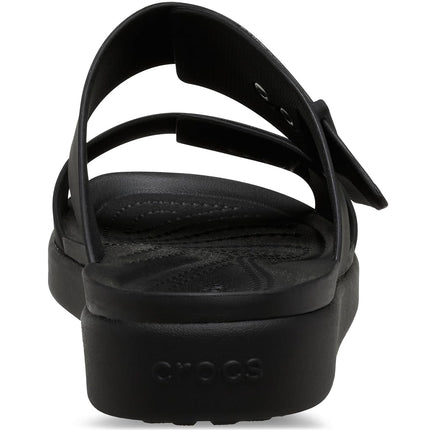 Crocs Women Sandal,Brooklyn Buckle Low,Black,3 UK Women