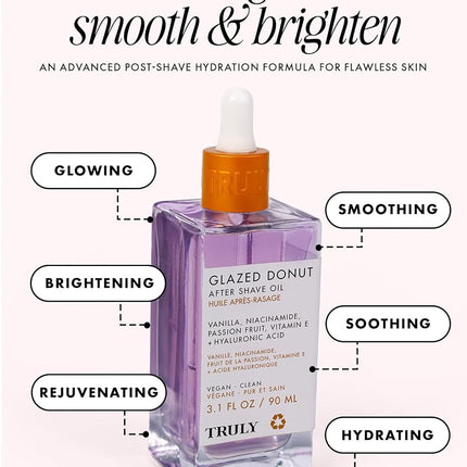 Truly Beauty Glazed Donut After Shave Oil Jumbo