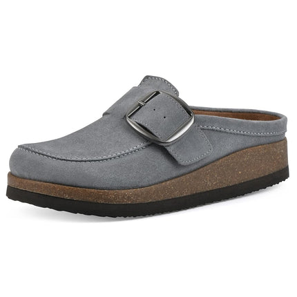 WHITE MOUNTAIN Women's Bueno Mule, Blue Raspberry/Suede, 9 UK
