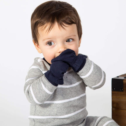 Manoplas para Bebé Niñas Burt's Bees Baby, Guantes Sin Rasguños, 100% Algodón Orgánico, Set de 3 Guantes, Nube, Talla Única (Paquete de 3)