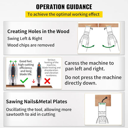 VEVOR 100PCS Oscillating Saw Blades, Quick Release Multitool Blades Kit, HCS Tool Blades for Wood Plastic, Compatible with Dewalt Dremel Fein Worx Bosch Makita Milwaukee