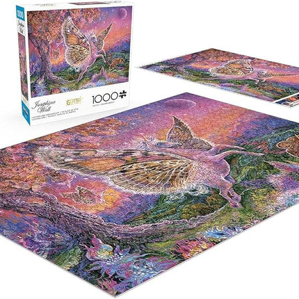 Buffalo Games - Josephine Wall - Fluttercorn Dreamscape - 1000 Piece Jigsaw Puzzle for Adults -Challenging Puzzle Perfect for Game Nights - Finished Size is 26.75 x 19.75